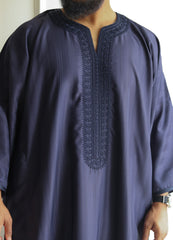 Premium Striped Moroccan Thobe