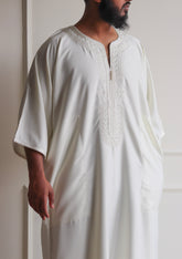 Classic Moroccan Thobe Gandoura - Monochrome Collection