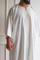 Premium Striped Moroccan Thobe