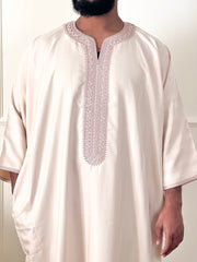 Premium Striped Moroccan Thobe