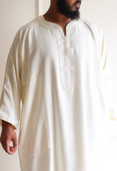 Shiny Striped Jawhara Moroccan Gandoura