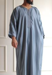 Shiny Striped Jawhara Moroccan Gandoura