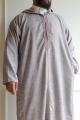 Premium Linen Hooded Djellaba