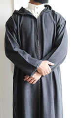 Premium Winter Wool Hooded Djellaba