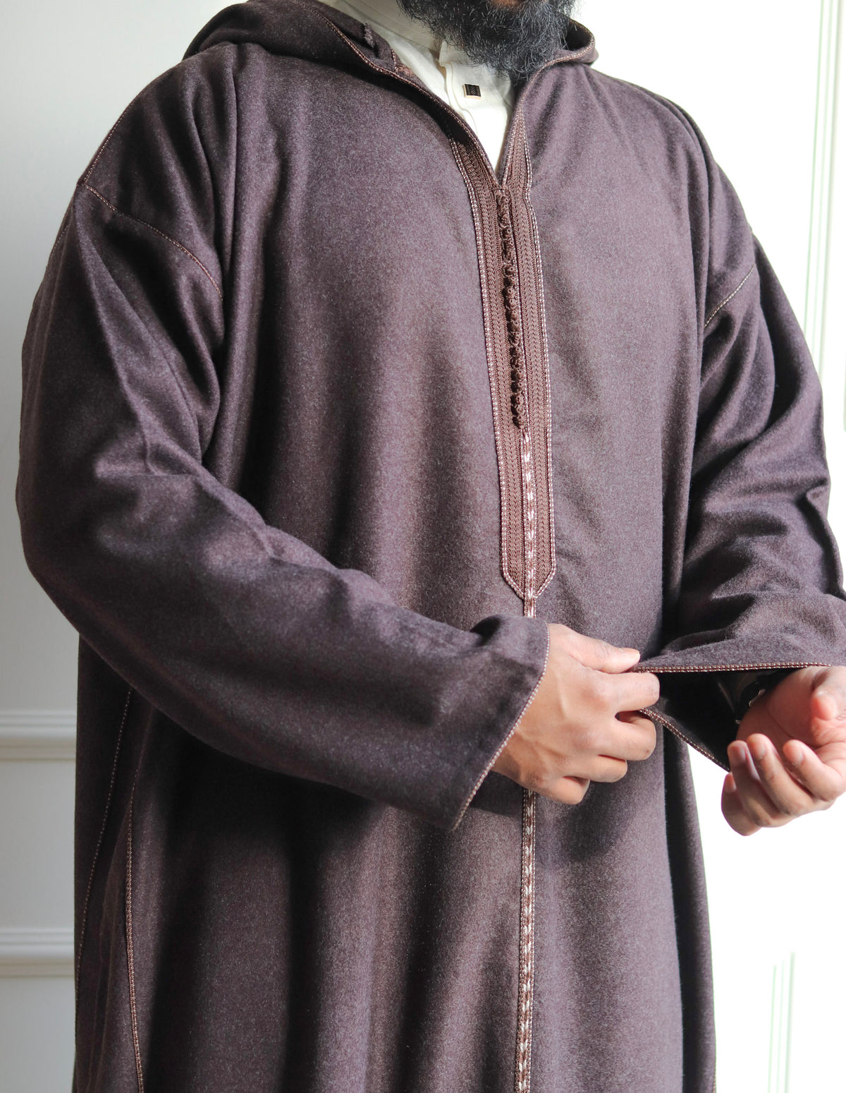Premium Winter Wool Hooded Moroccan Djellaba